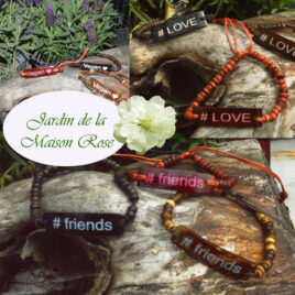 Coco Slogan Bracelets – #Love #Friend ❤Vegan